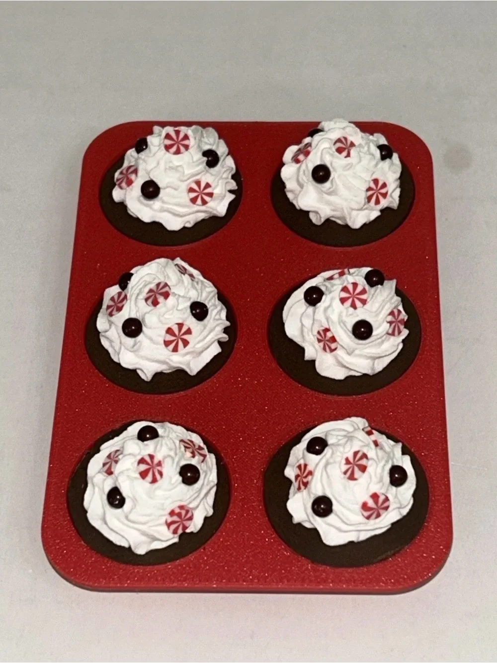 Handmade red 3d